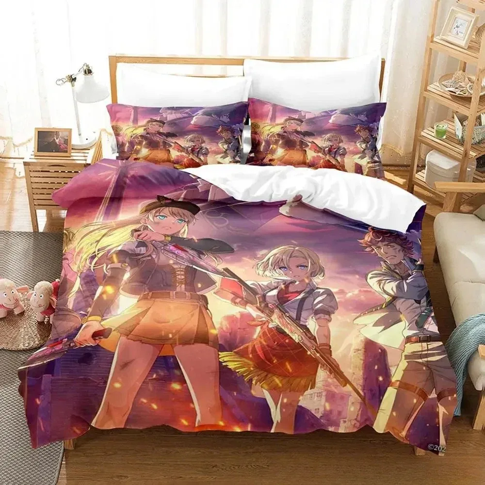 

The Legend of Heroes Trails of Cold Steel Bedding Set Single Twin Full Queen King Size Bed Set Adult Kid Bedroom Duvet cover