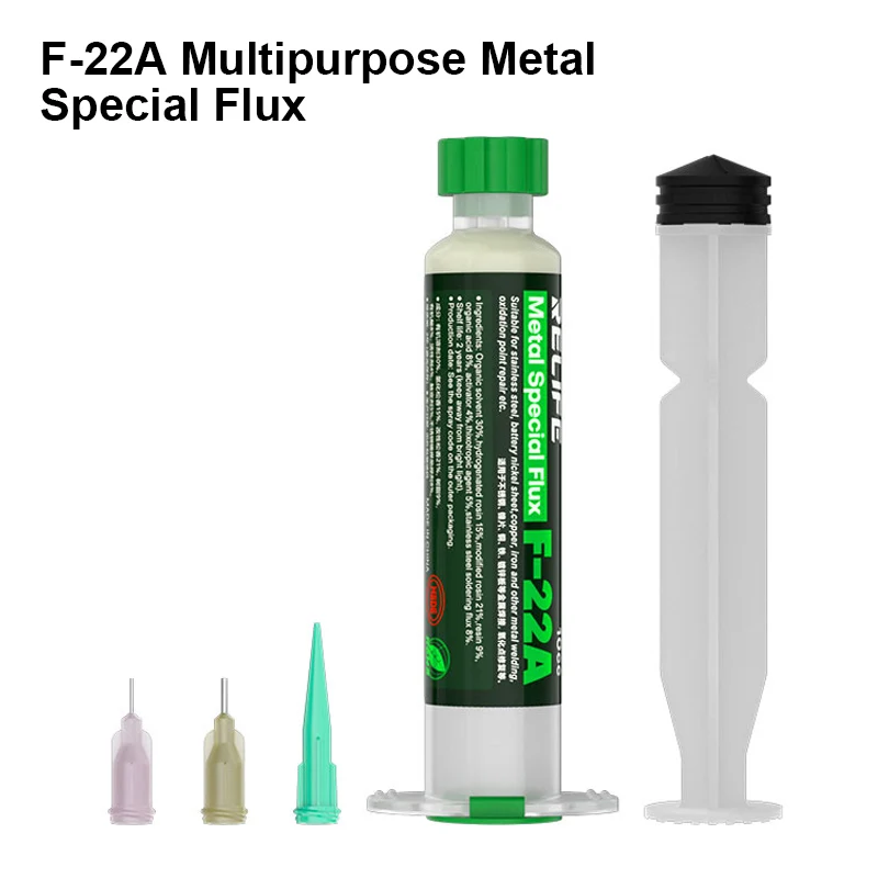 RELIFE F-22A Multipurpose Metal Special Solder Flux Strong Thermal Conductivity Environmentally Friendly Solder Flux