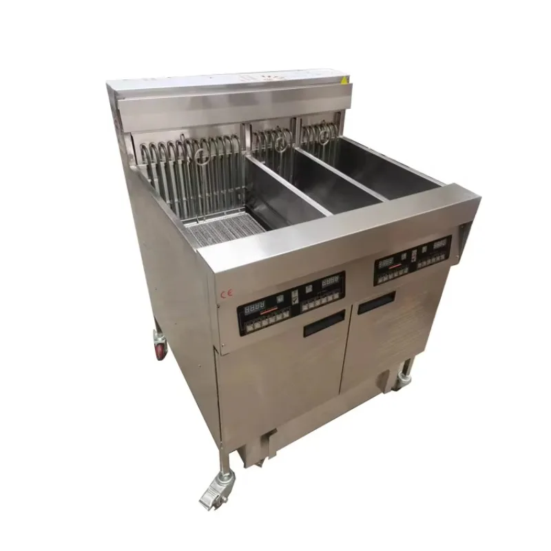Professional Kitchen Equipment 3 Tanks Fryer Machine Free Standing Commercial Fryer for Restaurant & Hotel Kitchen
