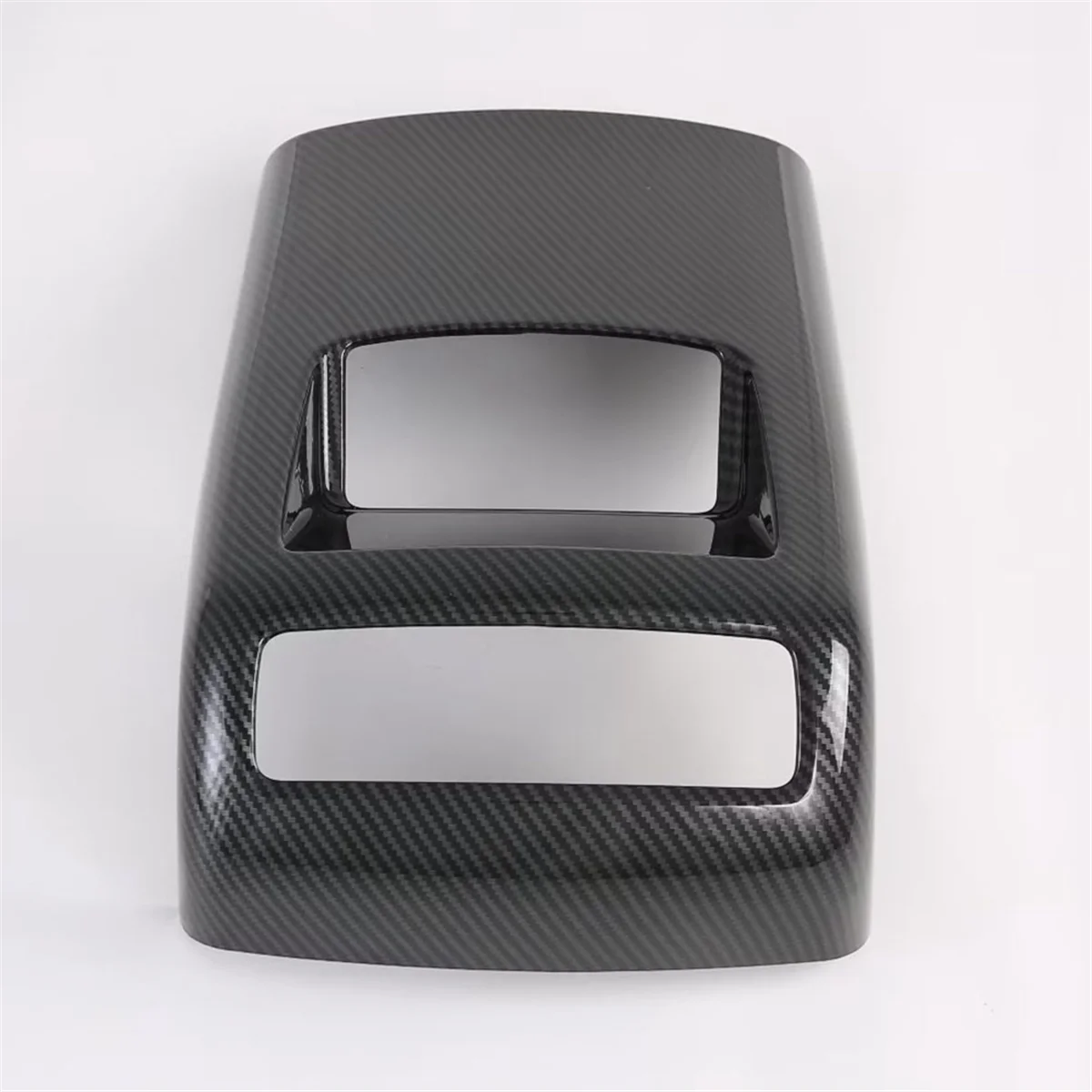 For Hyundai Palisade 2019-2023 Car Rear Air Outlet Panel Cover Trim Sticker Accessories ABS Carbon Fiber