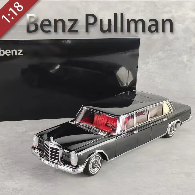 1:18 Mercedes-Benz pullman W100 pullman its classic car alloy compression shaft miniature simulation model, adult ornaments