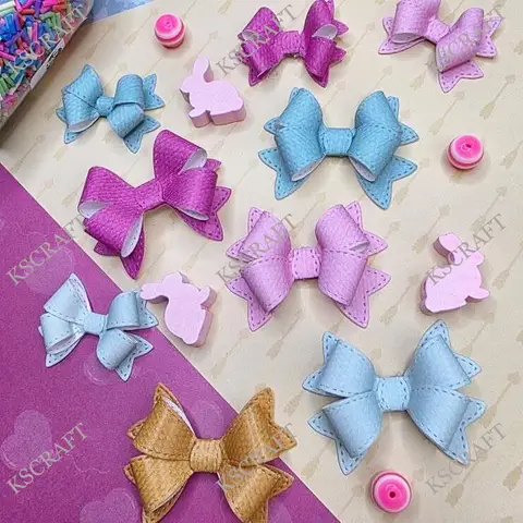 KSCRAFT Double Bubble Bows Cutting Dies Stencils for DIY Scrapbooking Decorative Embossing DIY Paper Cards