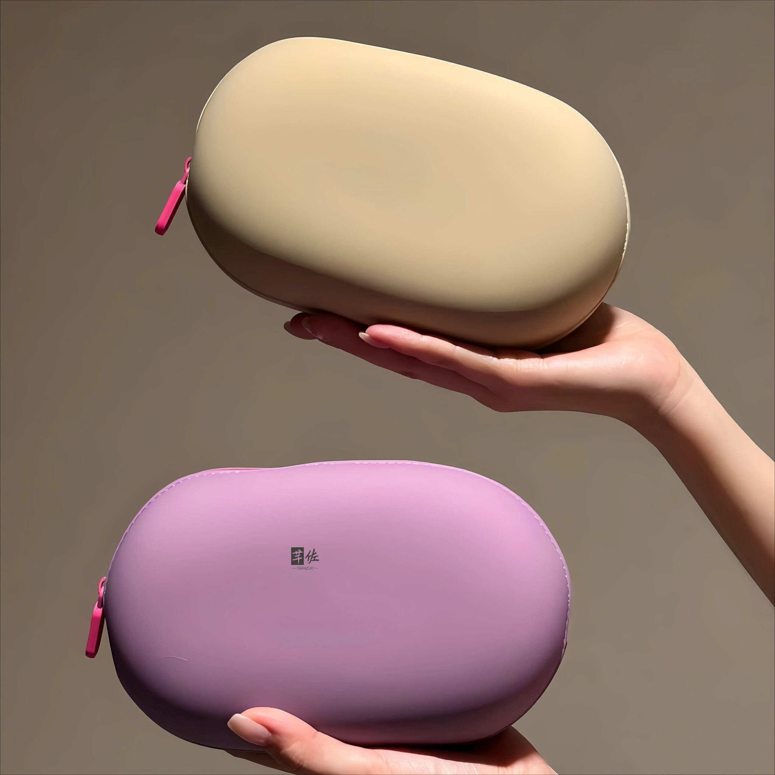 Waterproof Silicone Travel Toiletry Bag Portable Makeup Bag for Business Trips Outdoor Camping Hiking And Other Travel Activi...