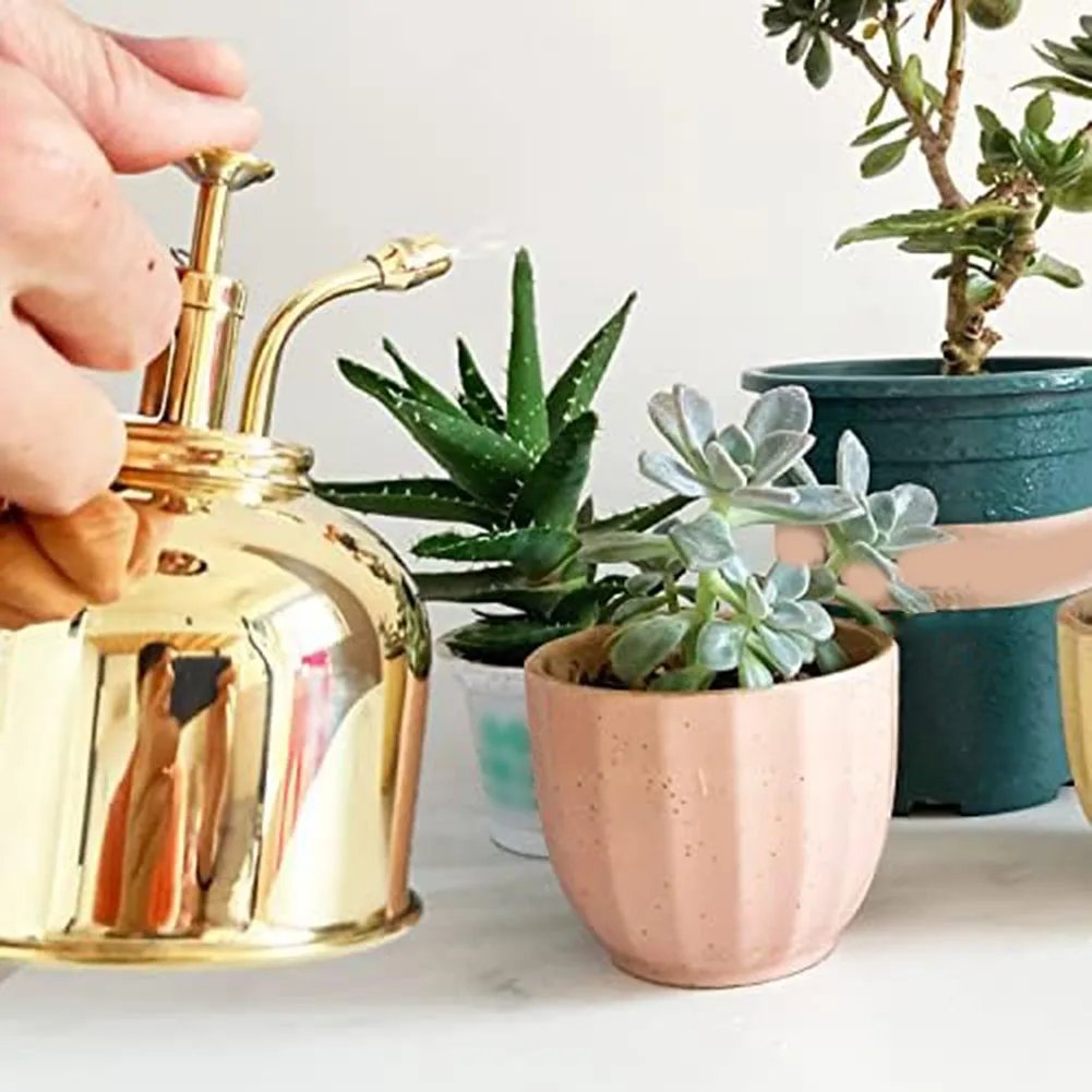 Long Lasting Brass Coated For Mister for Regular Use on Houseplants to Help Maintain Cleanliness and Hydration Needs