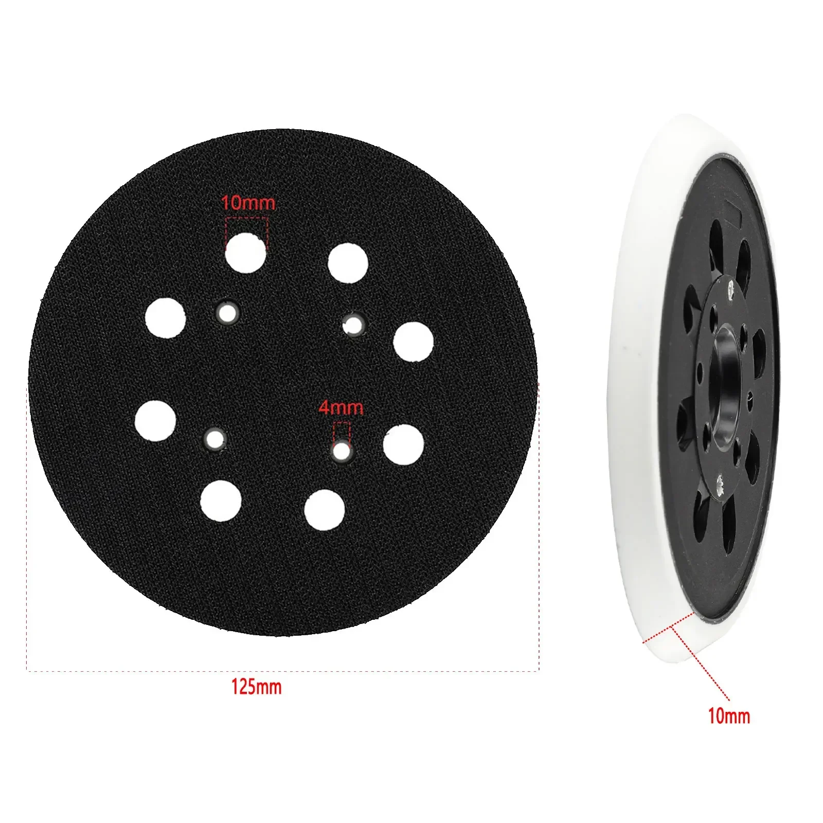 5 Inch 125mm BaFor CKing Pad Sanding Pad For Bosch PEX 300 AE 400 AE 4000 AE Holes Accessories Plastic Accessories Practical