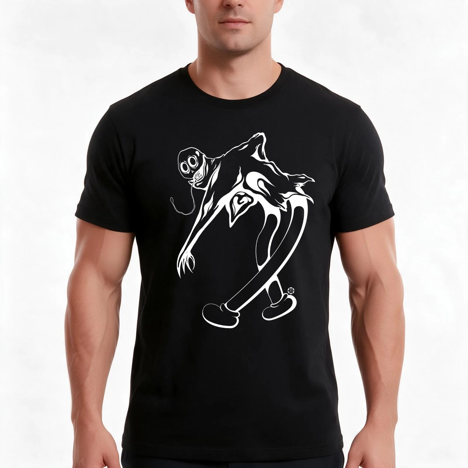 Ghostemane Retrograde Mercury (White) T-Shirt, Summer Casual Cotton Tee, Oversized Streetwear Tops, Vintage Graphic Print