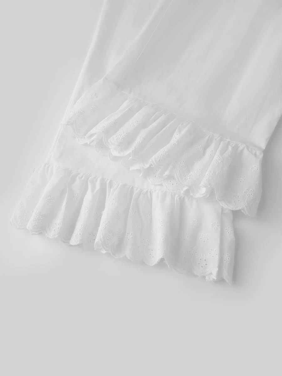 المرأة الصيف كابري السراويل بلون عالية الخصر العيينة الجوف خارج واسعة الساق السراويل سحب على السراويل فضفاضة