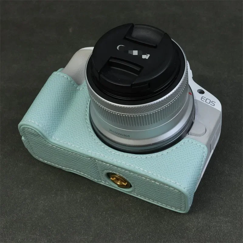 PU Half Case For Canon EOS R50 Camera Protective Bottom Base Cover for Canon EOS R100 Camera Bag Accessories
