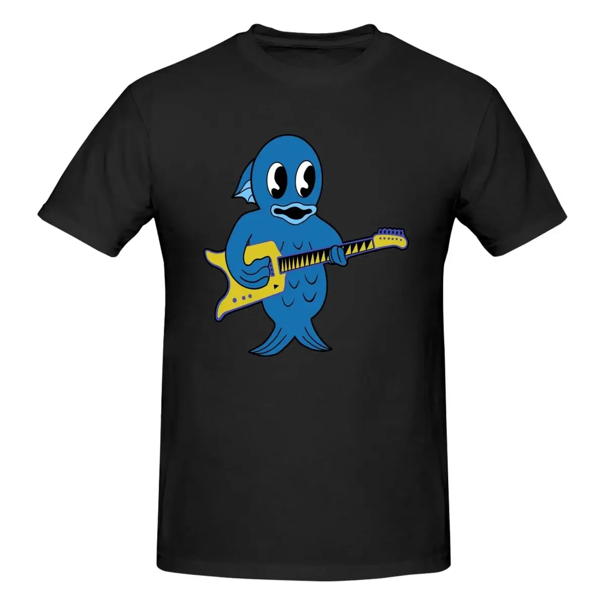 

King Gizzard - Microtonal Fishie 2022 HQ Version 100% Cotton T-shirt Unisex Oversized T Shirts Men Round Neck Short Sleeve S-6XL