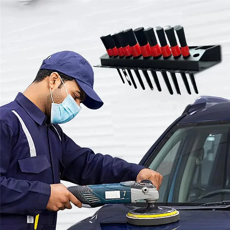 

Держатель для бутылок с детализацией, настенное крепление, держатель для бутылок с автодетализацией, инструменты для чистки, вешалка, автомобильный аксессуар для салона красоты