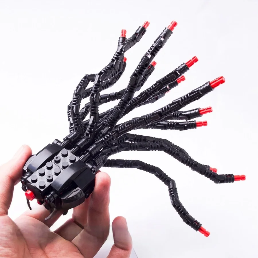 MOC Sentry Robot Model 14-klauw Spider Octopus Monsters Creatieve bouwstenen Gemonteerd Ornament Kinderpuzzel Geschenken
