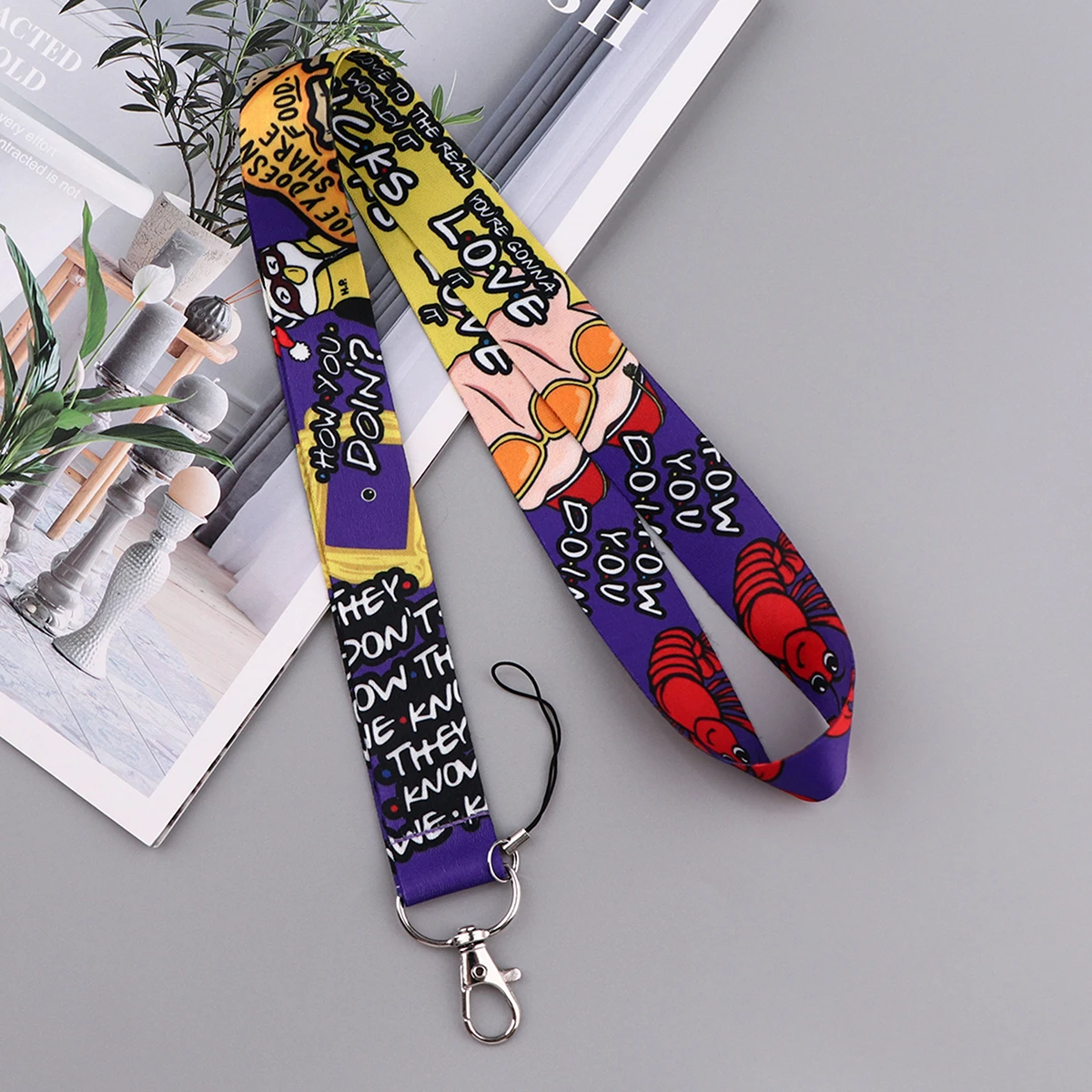 Friends Neck Strap TV Show Lanyards for Keys ID Card Gym Mobile Phone Straps USB Badge Holder Phone Accessories
