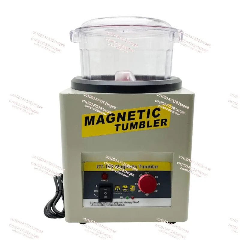 Electric Magnetic Tumbler Polishing Machine KT185 Magnetic Jewelry Polisher 2000 RPM Adjustable Speed for Jewelry Cleaning