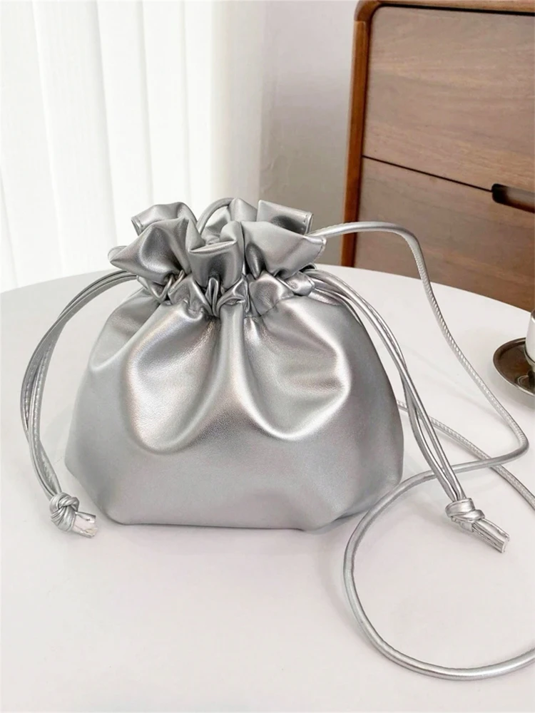 Simple fashion portable bag, single shoulder, slant shoulder, rope design, suitable for young girls, college students