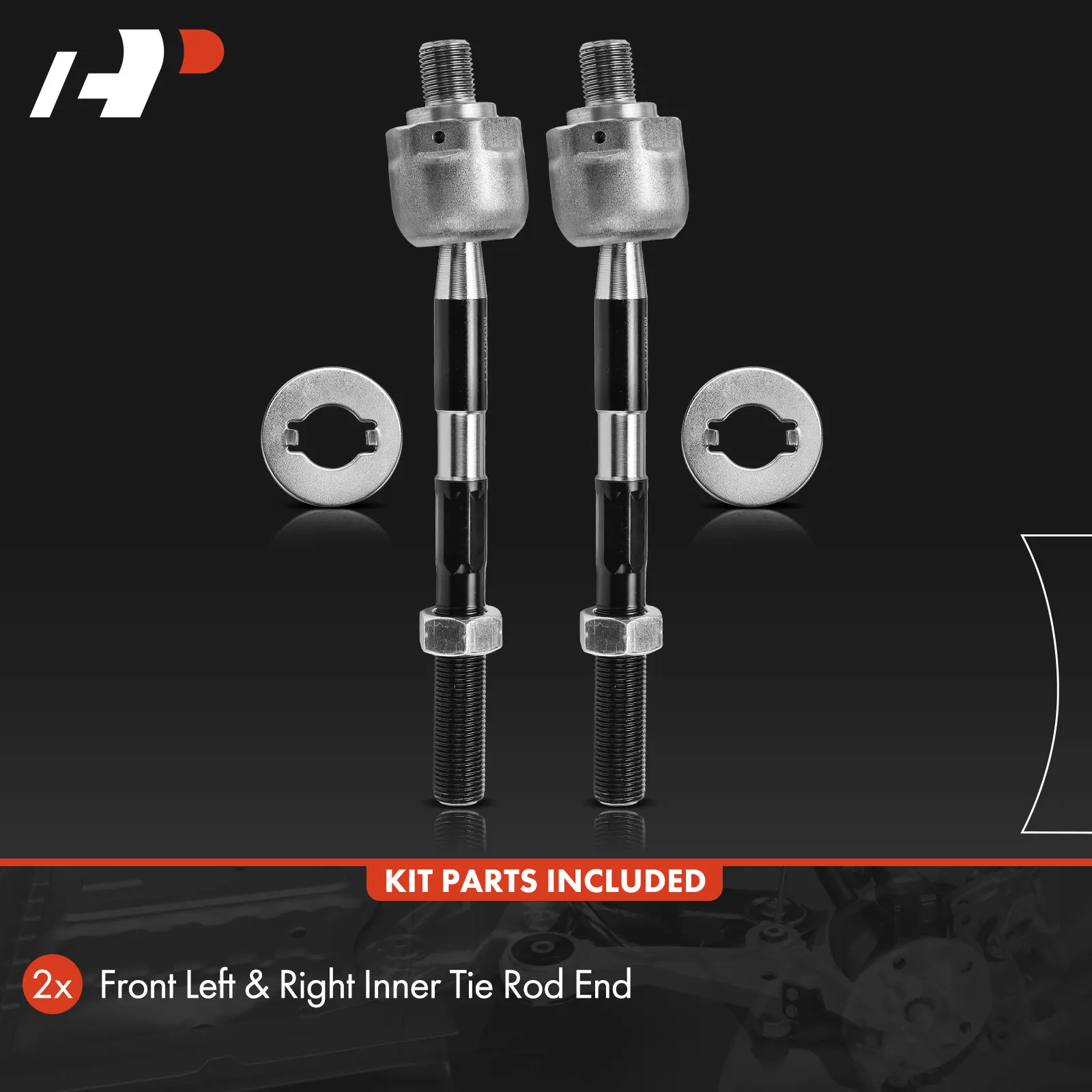A-Premium 2x Front Inner Tie Rod End for Kia Sedona 2006-2012 Hyundai Entourage 2007-2009