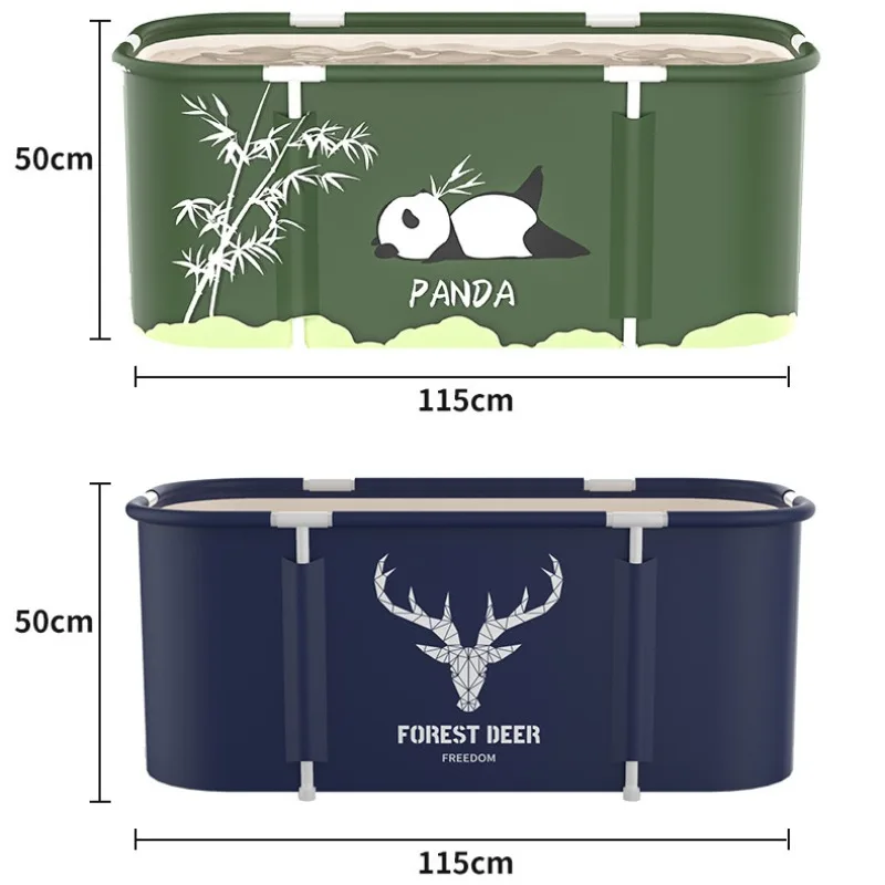 

Складной кронштейн для ванны, большая ванна, утолщенная душевая бочка, портативная ванна для спа