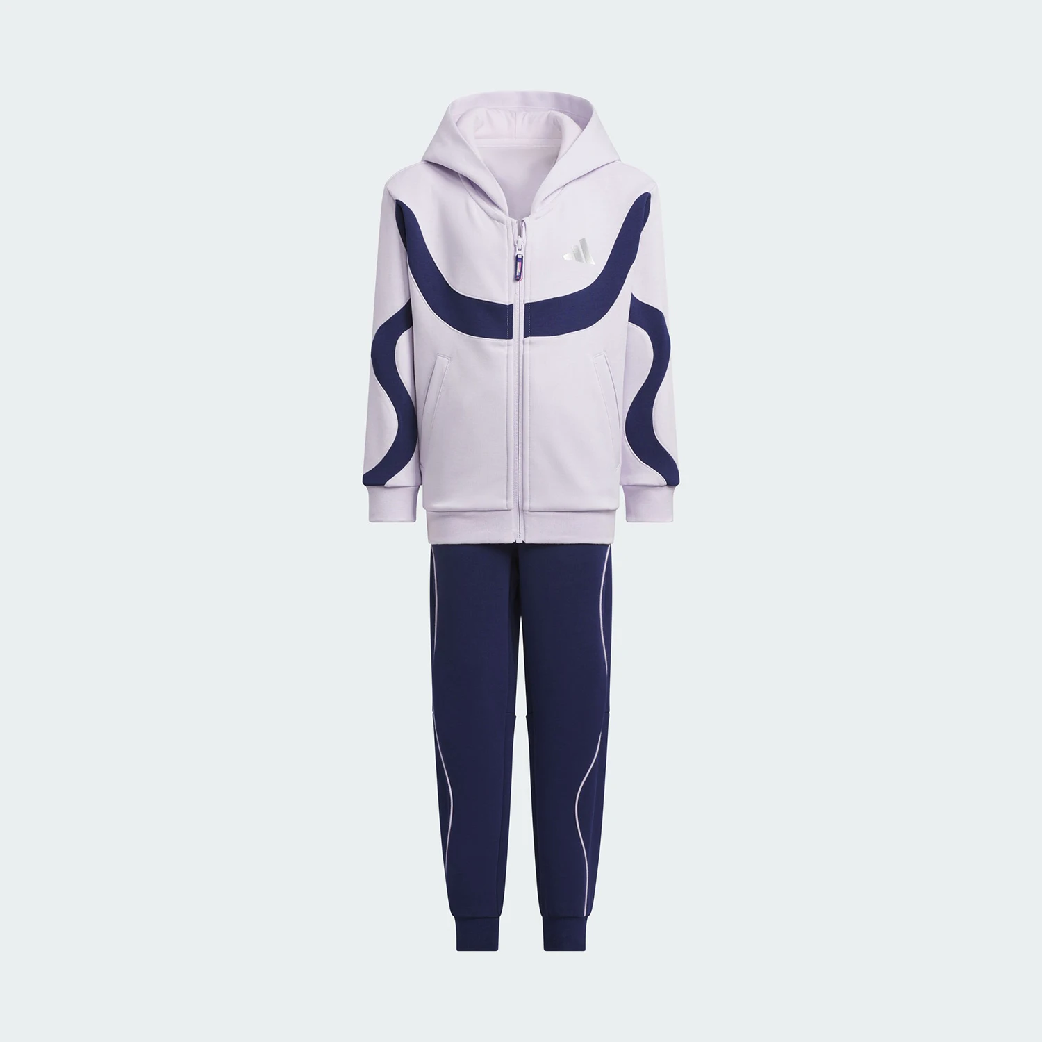Оригинальный осенне-зимний детский спортивный комплект Adidas JM5846 для активного отдыха.