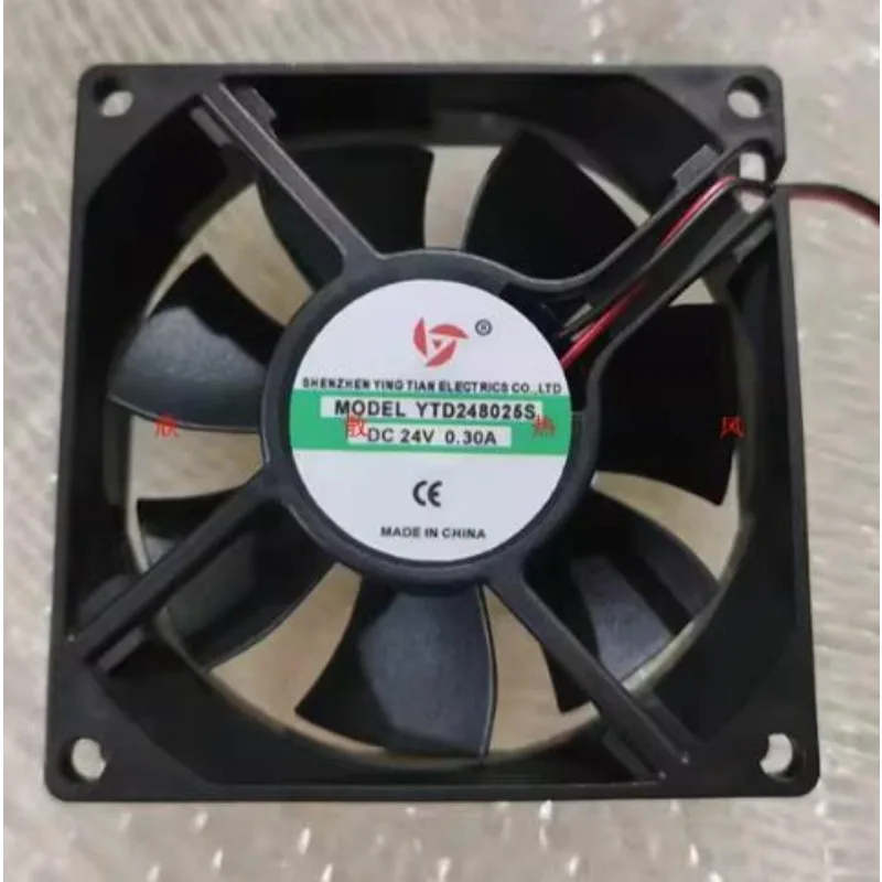 New Server Cooling Fan for YTD248025S 24V 0.3A Inverter Welding Machine Fan  2-Wire 80x80x25mm