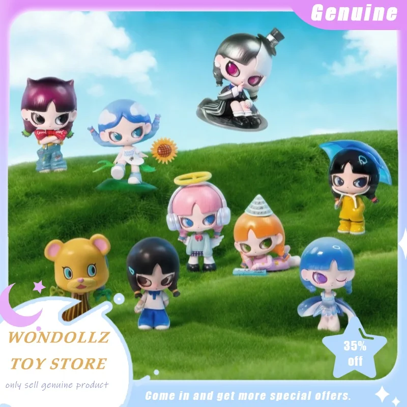 

New Genuine Inn'S I Heard Series Blind Box Kawaii Cute Girl Figure Desktop Ornament Collection Model Decoration Surprise Gift