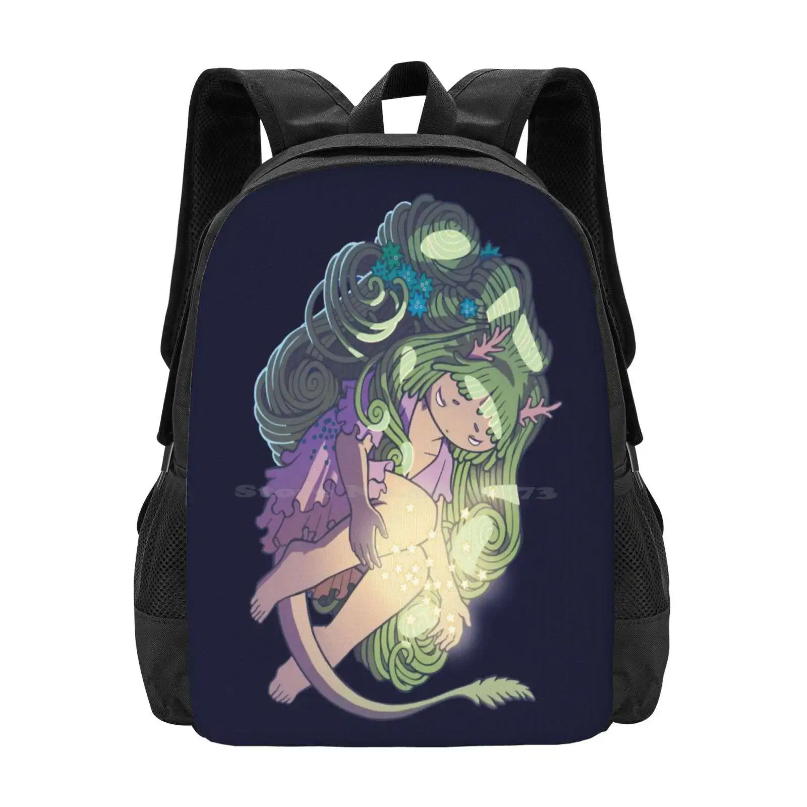 The Star Maker New Arrivals Unisex Bags Student Bag Backpack Fantasy Magical Girl Hybrid Fairy Character Ispheo Witch Cute