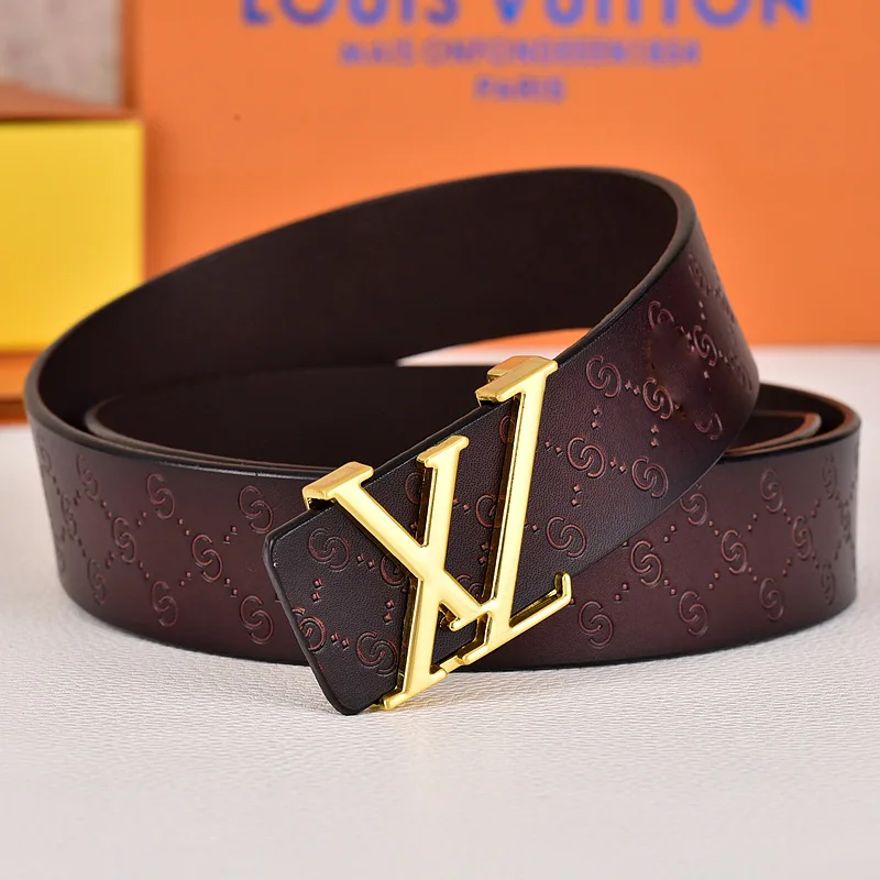 2025 Новый мужской удлиненный ремень, модный коровьей ремень, известный дизайнер, пряжка из нержавеющей стали, 3,8 см, бесплатная доставка по всему миру