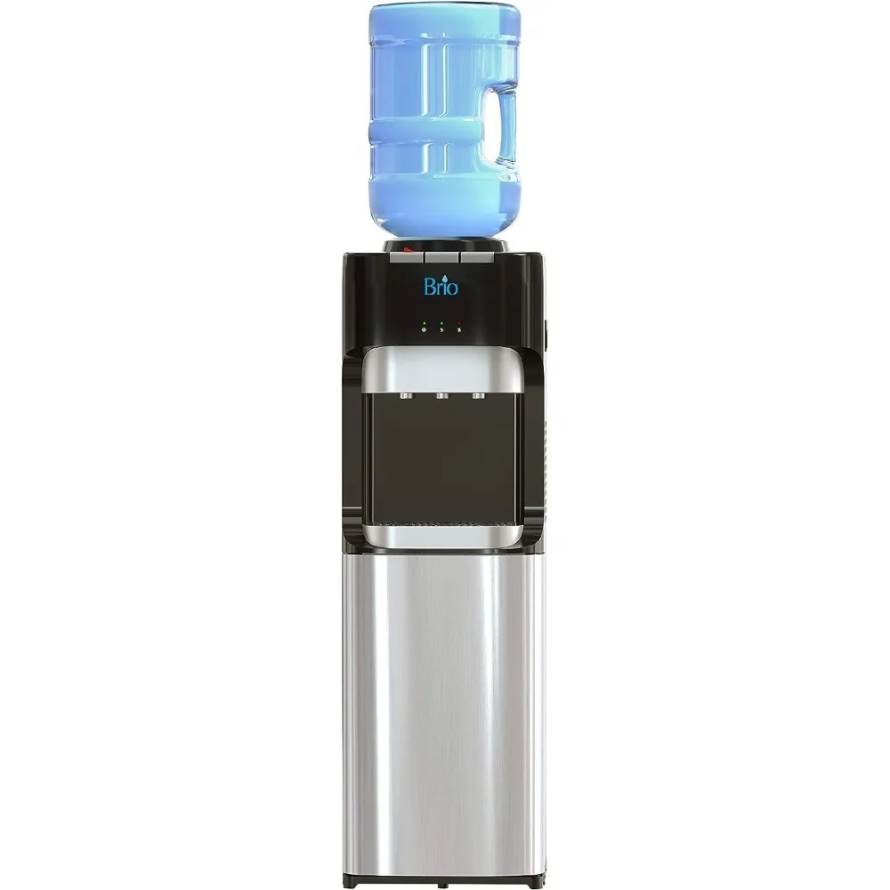 

Essential Series Top Loading Water Cooler Dispenser - Tri Temp Dispense, Child Safety Lock, Holds 3 or 5 Gallon Bottles