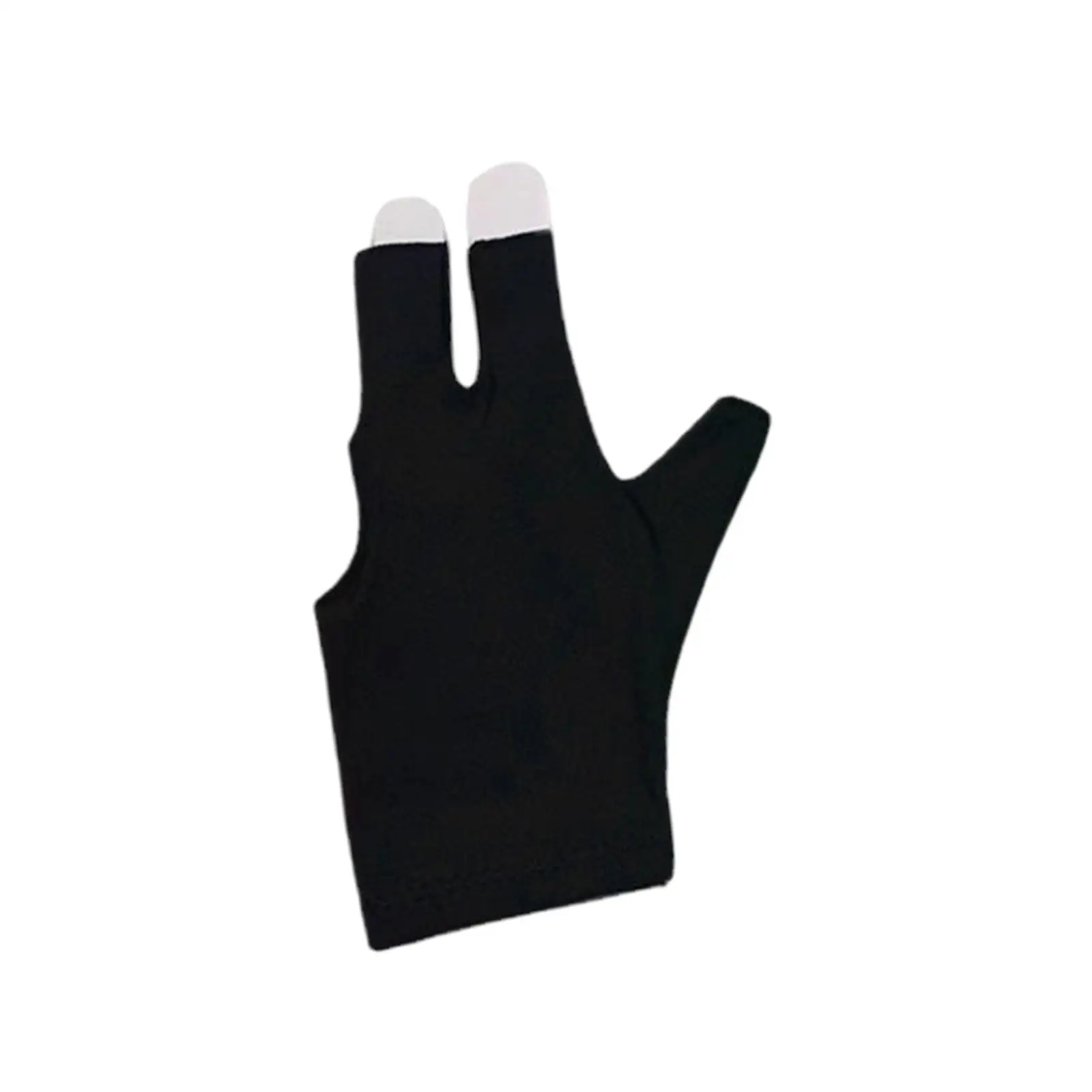 

3 Fingers Billiard Glove Snooker Cue Glove Universal Elastic Cue Billiard Nonslip Breathable Show Gloves for Practice
