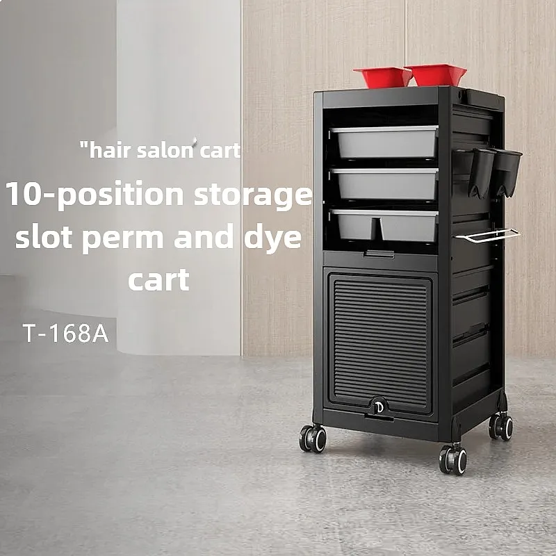 locked-salon-trolley-cart-rolling-tool-organizer-with-lock-for-stylist-station-black-beauty-barber-cart