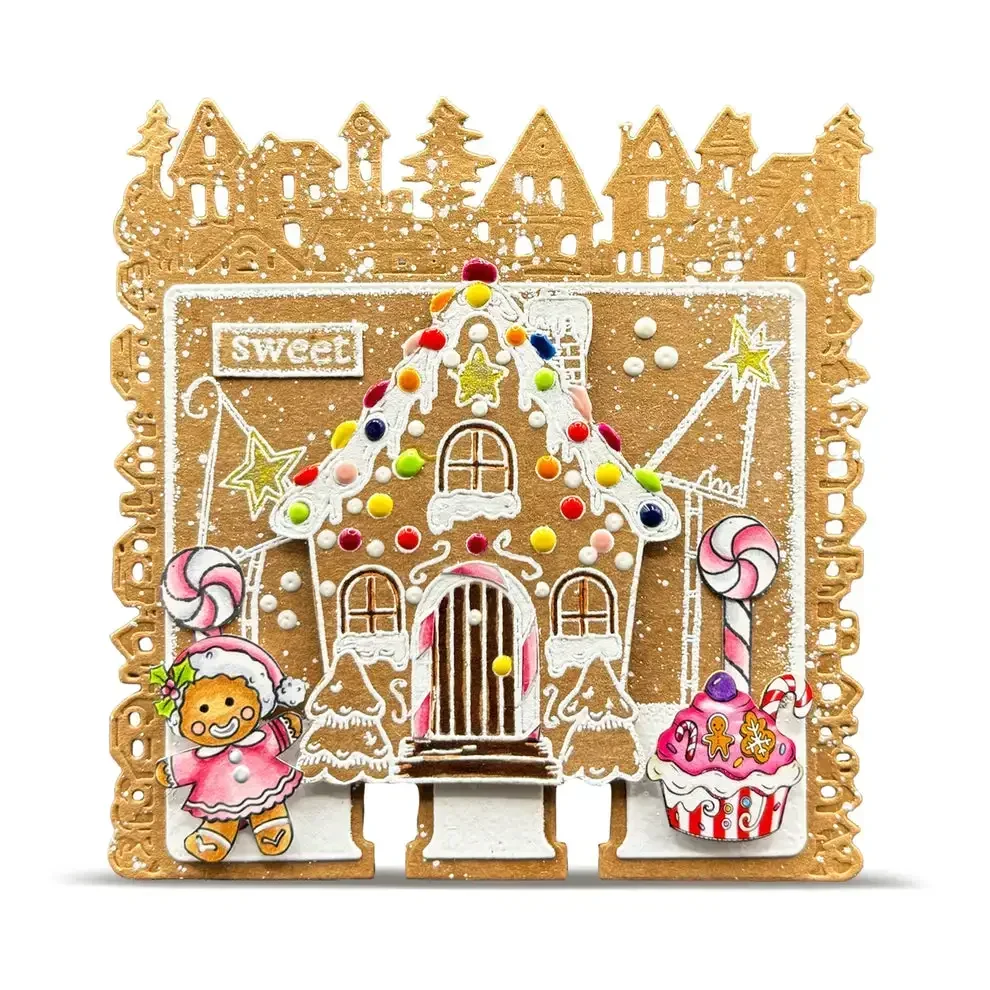 2026 New A7 Stamp Set - North Pole Toy Company Stamps For DIY Scrapbooking Crafts Maker Photo Album Template Handmade Decoration view 5