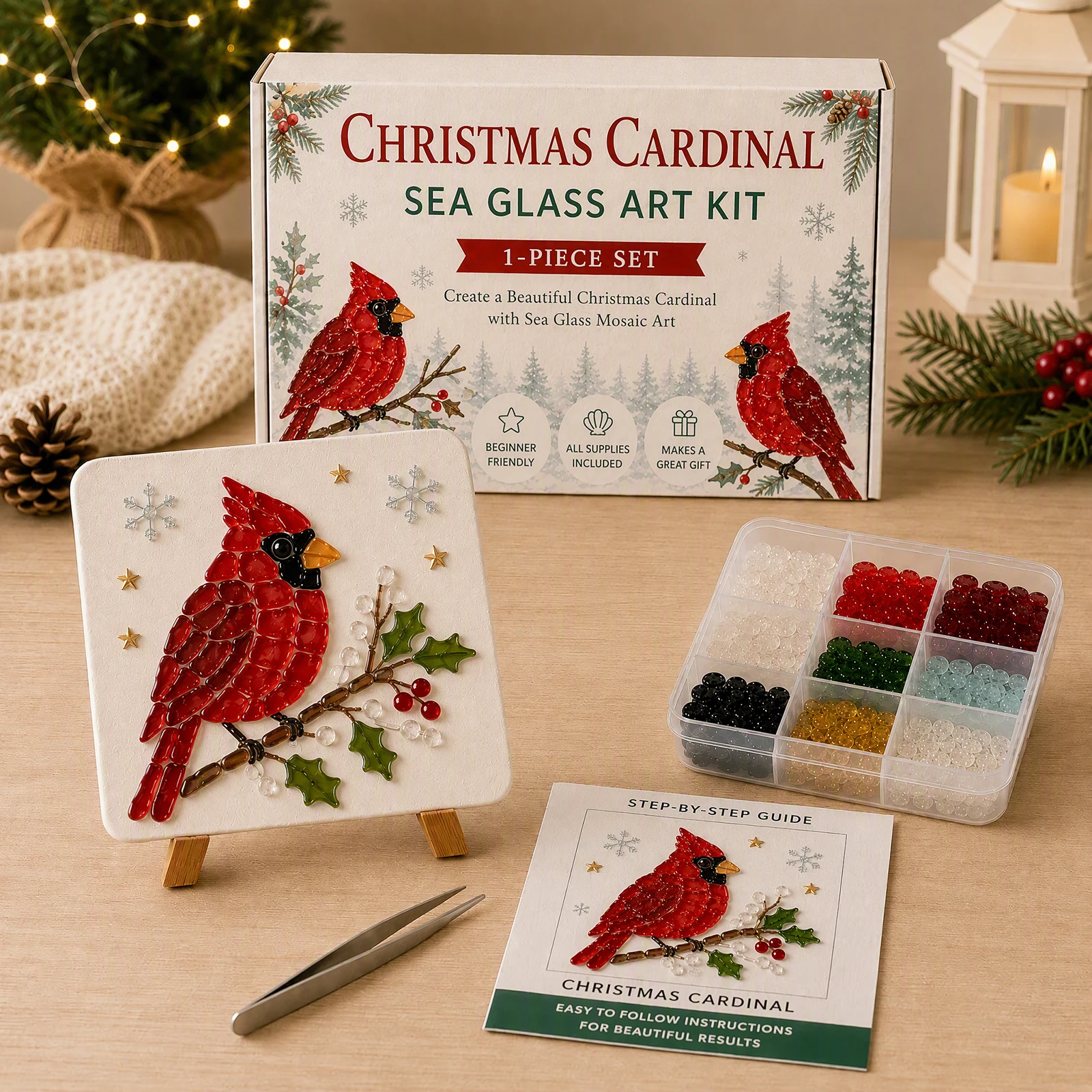 ชุดงานฝีมือต้นคริสต์มาสจากกระจ - Art Craft Christmas Tree บทวิจารณ์และราคา