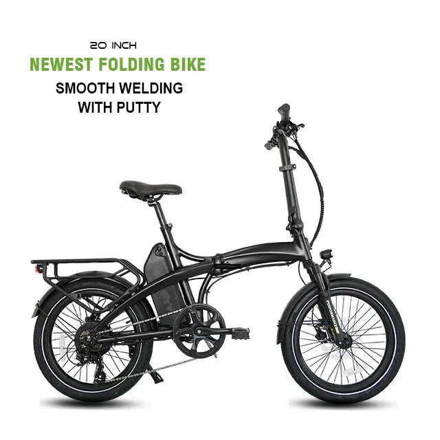 Folding 20 Inch 500w Electric Bike Men Electric Fat Tire Foldable Bicycle Folding Electric Bike for Adults