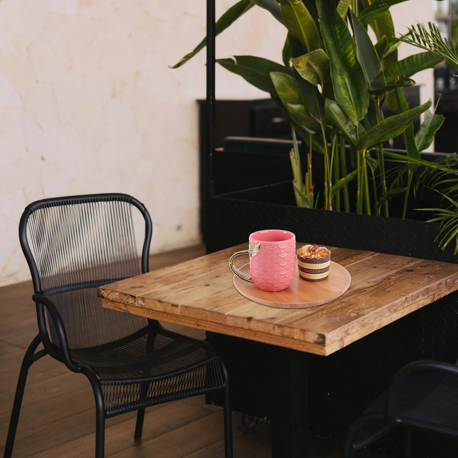 

Керамическая кофейная кружка с хвостом русалки, жемчужно-золотисто-розовый, удобная ручка для горячих и холодных напитков, подарок на день рождения, кружка с русалкой