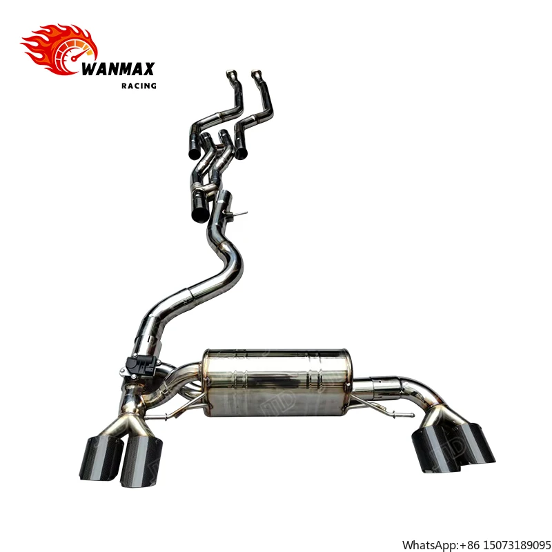 

Выхлопная система Valvetronic из нержавеющей стали 304SS с глушителем Catback для E82 1M