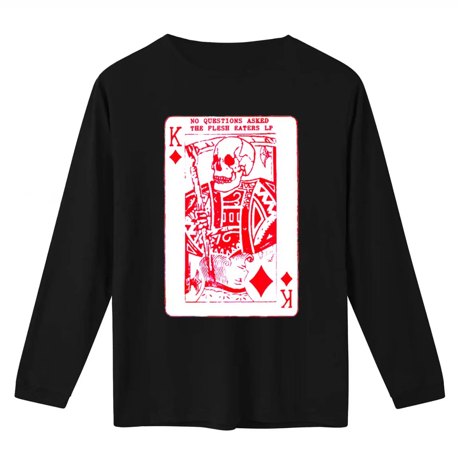 No Question Asked T-Shirt Summer Casual Cotton Tee Oversized Streetwear Tops Vintage Graphic Print Loose Fit Short Sleeve