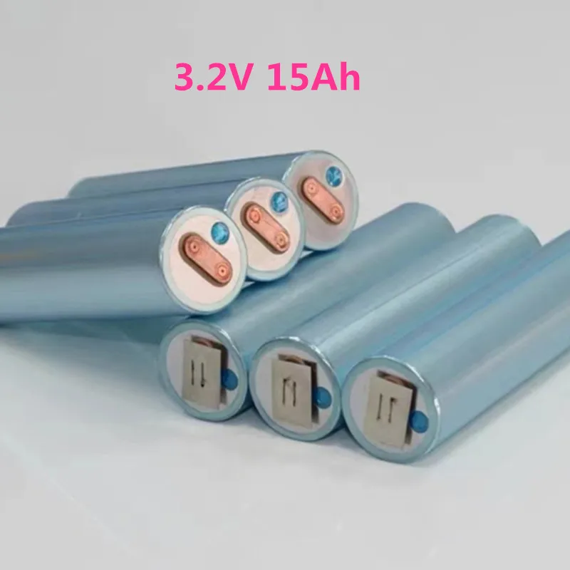 Celdas de fosfato de hierro y litio Lifepo4 para bicicleta eléctrica, paquete de batería de almacenamiento de carga, 33140, 3,2 V, 15Ah, 12V, 24V