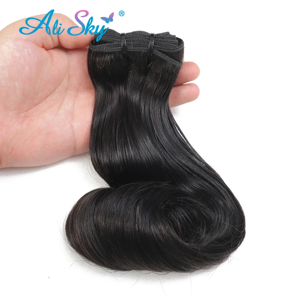 Double Drawn Virgin Hair 12A Egg Curls Human Hair 1/3/4 Bundles Funmi Hair Bouncy Curly 8