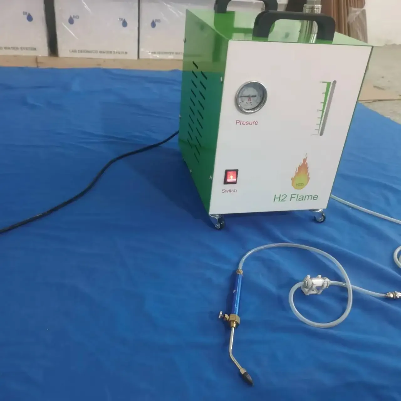 

Water Electrolizer Hydrogen Oxygen Generator Hho Generate Hho Flame Machine