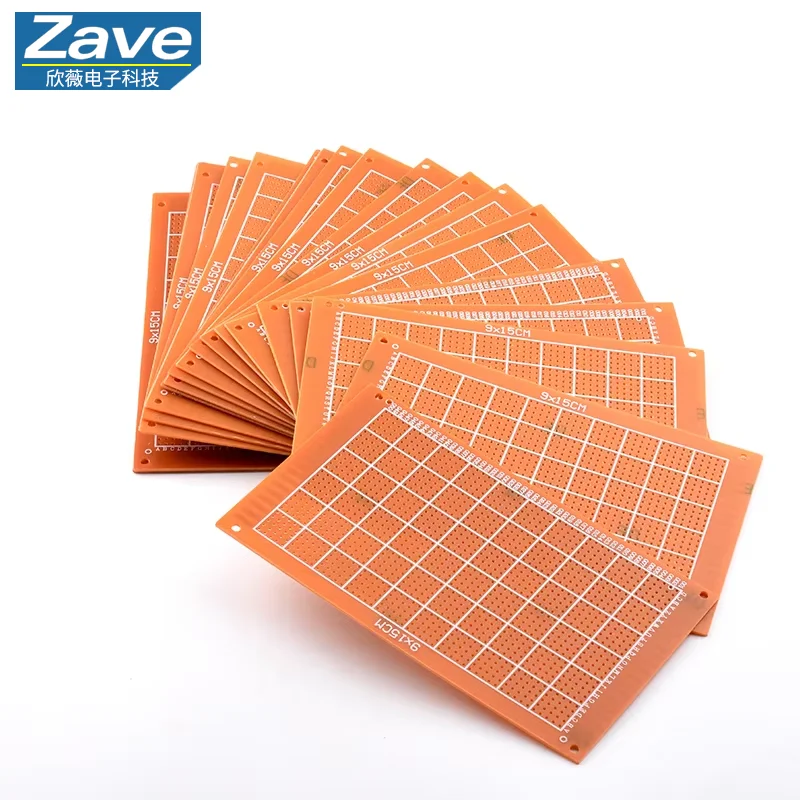 Single sided prototype PCB universal board circuit board electrical welding experimental board circuit board yellow