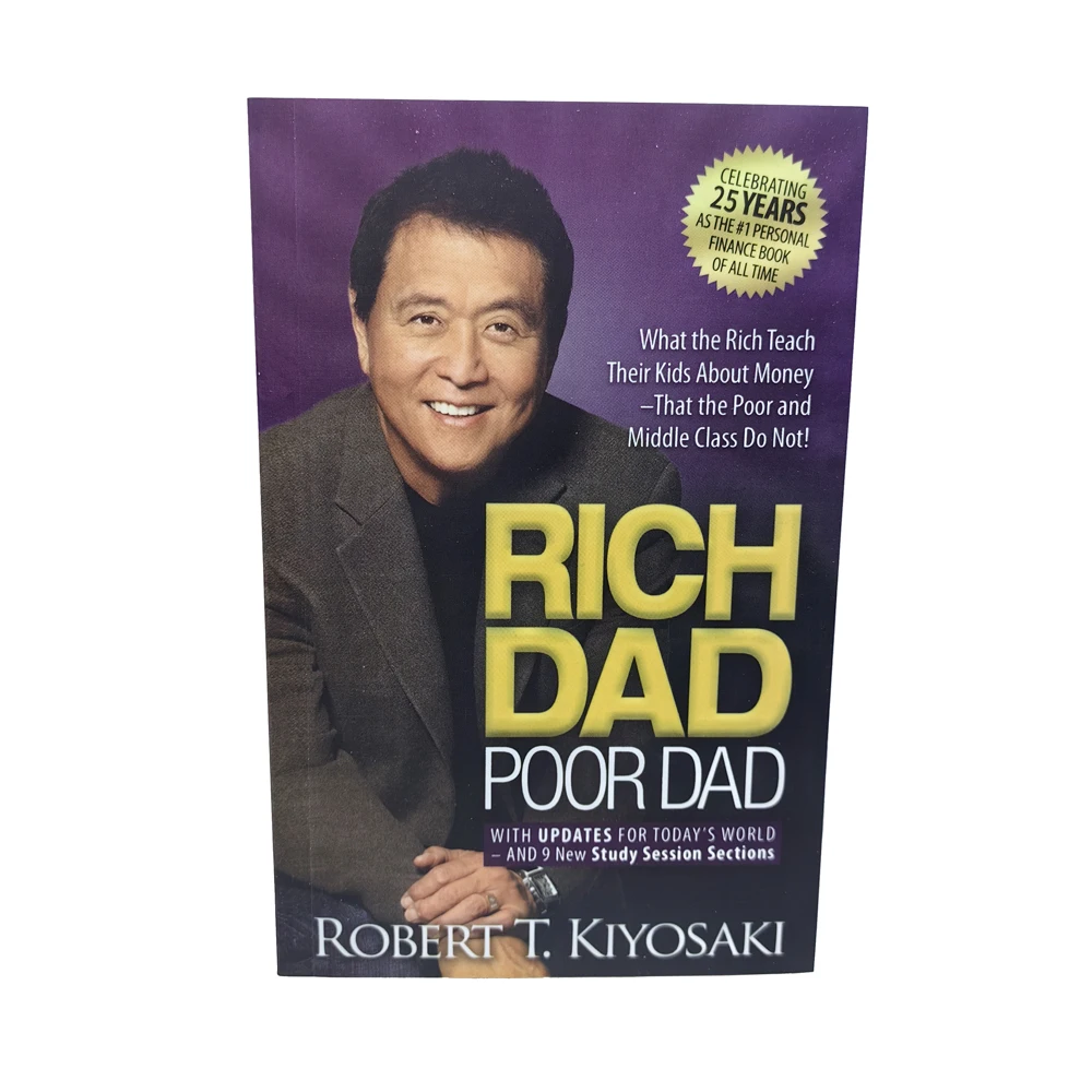 RICH DAD POOR DAD,by Robert Toru Kiyosaki,Personal Finance Children Book Financial Intelligence Enlightenment Education book