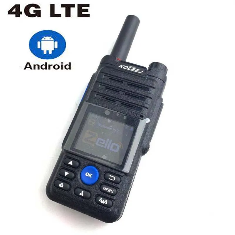 

GPS WIFI BLUETOOTH SOS Radio 4G LTE Android Zello Walkie Talkie