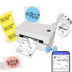 Marklife D100 Thermal Shipping Label Printer Compatible With PC And Smartphone Shipping Labels Barcode Label Thanks Labels Jar