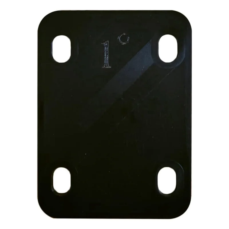 Prácticos cuñas para mástil de guitarra, 3 piezas, 0,25 ° , 0.5 ° y 1 ° Junta de grado para reparación de cuello atornillado de guitarra y bajo
