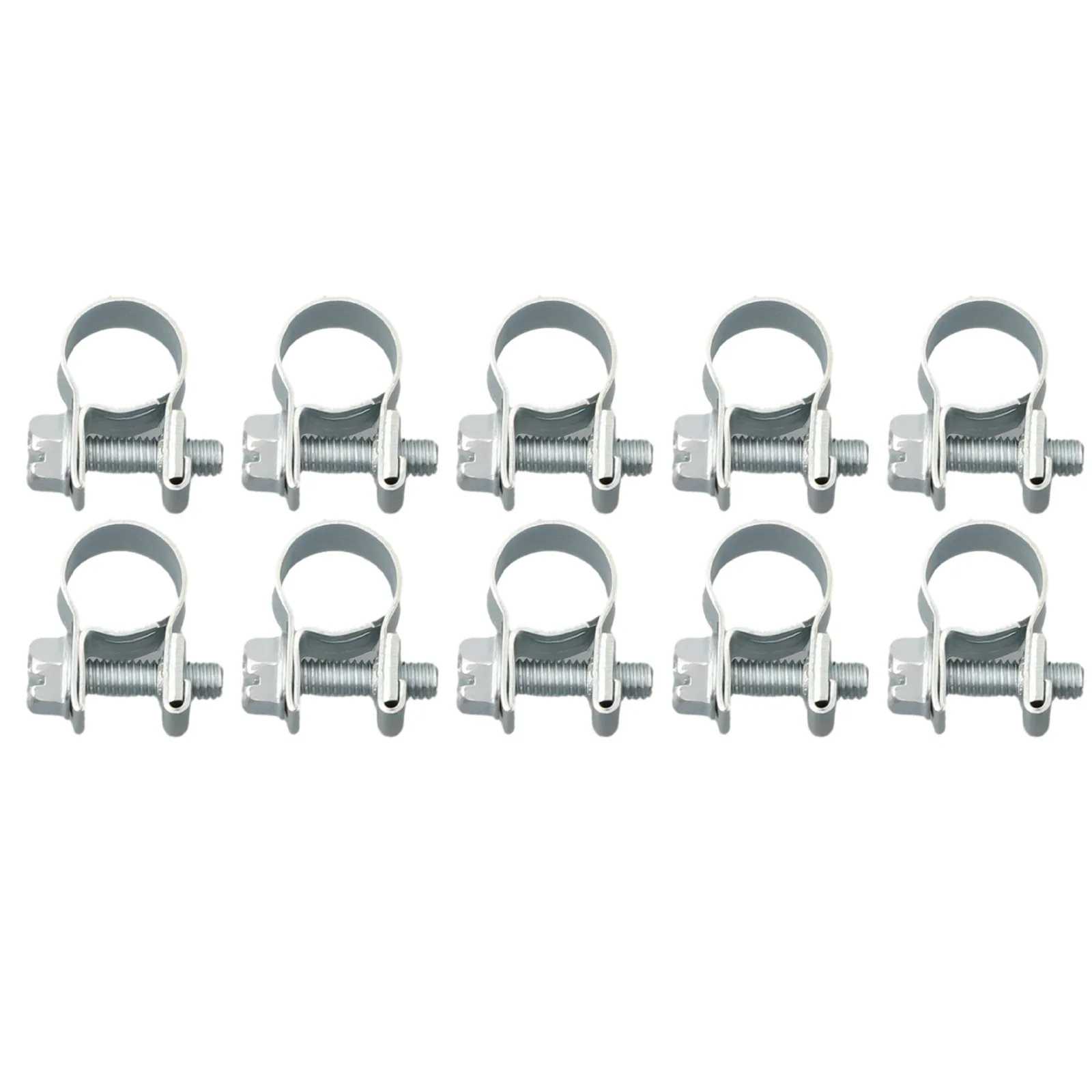 10 pz clip per tubi flessibili di alta qualità in acciaio al carbonio 7-9mm / 9-11mm dado e bullone fascette per tubi del carburante tubo della benzina aria diesel piccola morsetto