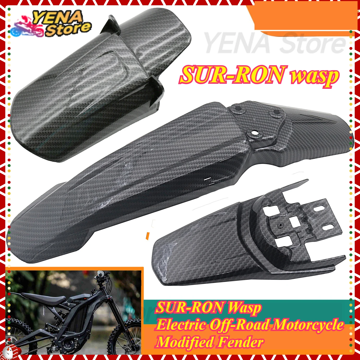 

SUR-RON Front Fender - Wasp, Electric SUV Motorcycle Cover Mud Accessories Parts Protective Cover Fender