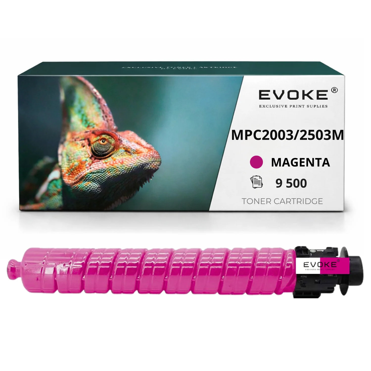 Evoke compatibele toner voor Ricoh Mpc-2003 2503m Mpc2003M Mpc2503M Mpc2003 Mpc2503 841927 Magenta 9500 pagina's Aficio Mp C2003Sp C2503 C2503Sp C2004 C2011