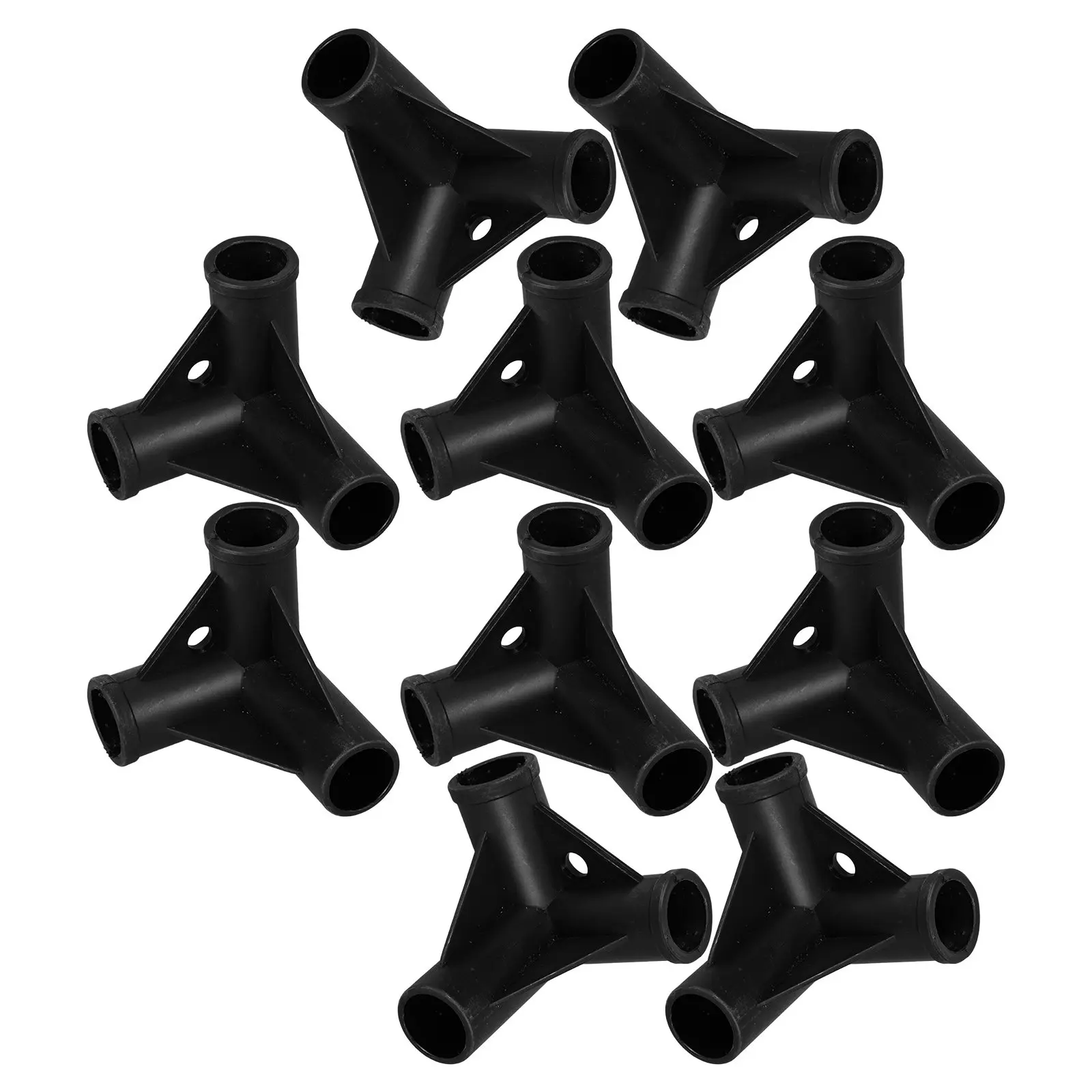 10Pcs Baby Playpen Fence Connectors T Joint 19Mm Pipe Fittings Replacement Parts Plastic Furniture Grade Connectors for Indoor view 2