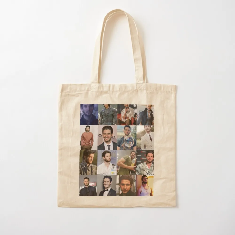 

Ben Barnes Collage Tote Bag shopping bags foldable Eco bag Canvas Tote Bag