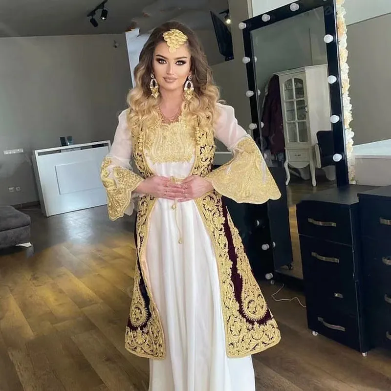 Abiti tradizionali albani modesti Abiti da sera neri Abiti da festa da donna Abito da ballo in pizzo vestido De Fiesta De Boda personalizzato