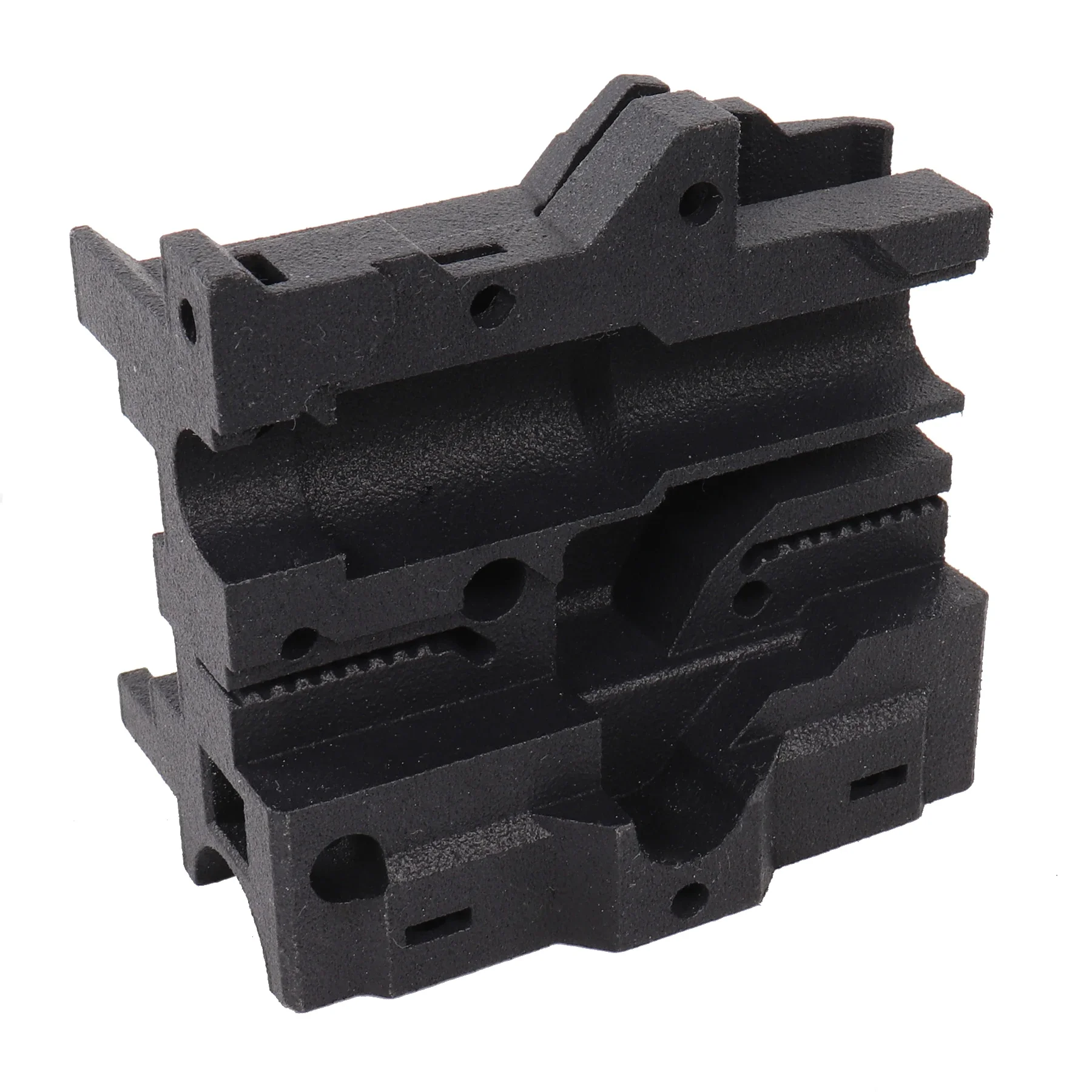 Blurolls Prusa I3 MK4 SLS PA12 أجزاء مطبوعة من النايلون لقناة مروحة النقل X، صندوق التروس عالي الجودة ومقاومة للحرارة