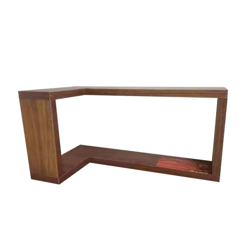 Solid wood wall corner rack, living room corner ornament figure multi-layer display rack, bedroom wall decoration rack